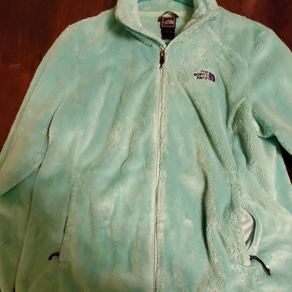 Mint green North face jacket